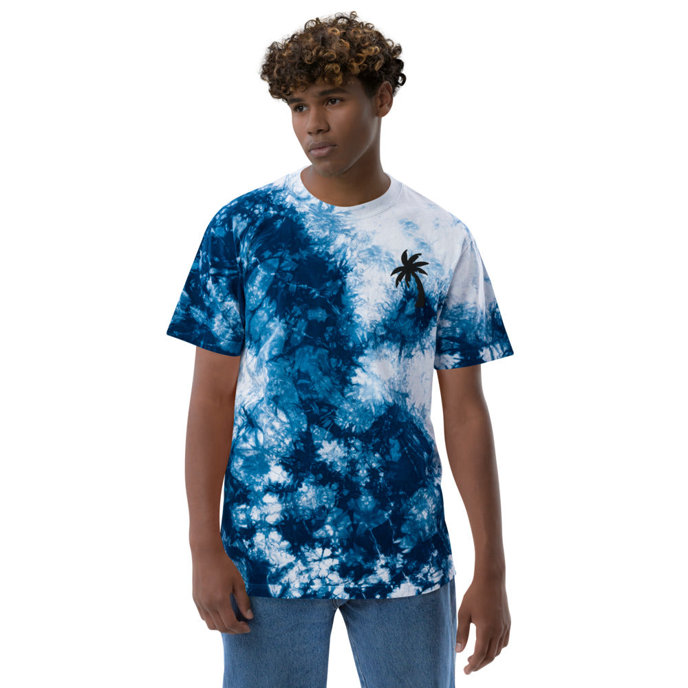 California Palm Oversized tie-dye t-shirt