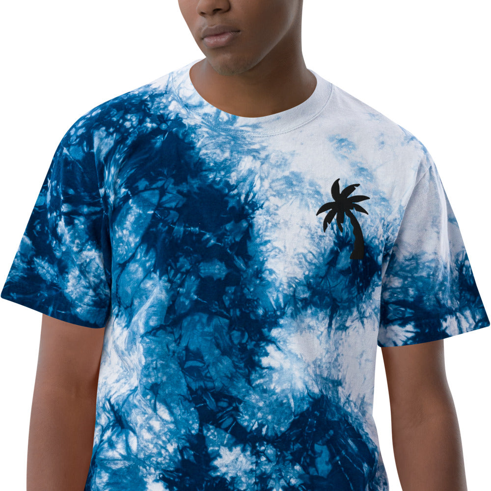 California Palm Oversized tie-dye t-shirt